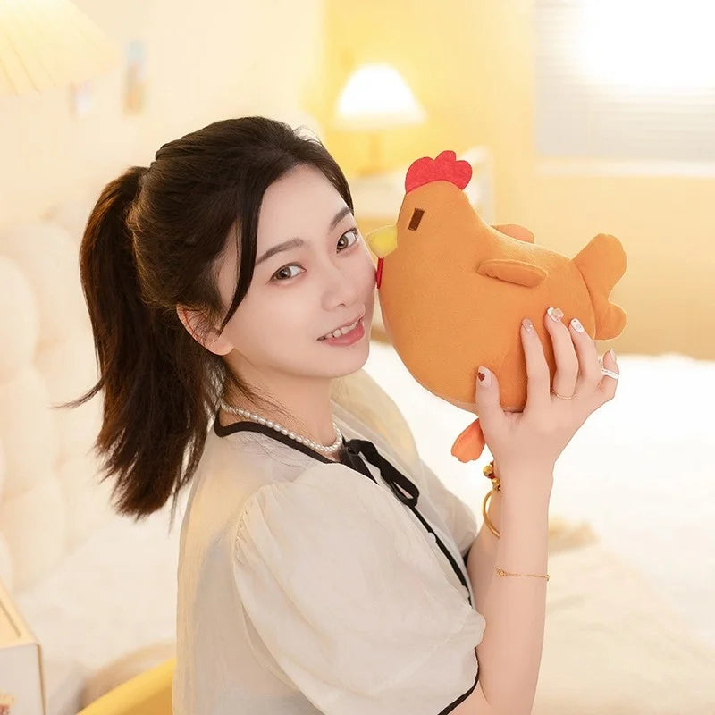 Hen Cute Stuffed Animal Plush Toy Adorable Soft Chicken Rooster Toy Plushies and Gifts - Perfect Present for Kids, Easter Gift
