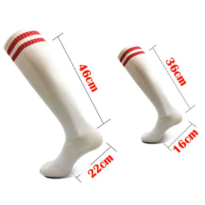 1 Pair Football Sports Socks Long  Knee Cotton Spandex Kids   Legging Stockings Soccer Baseball Ankle Adults Children Socks