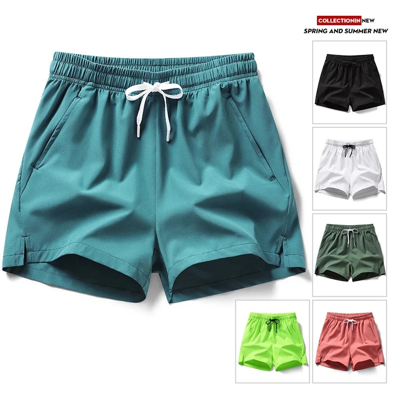 2024summer hot selling sports shorts, running pants, three piece pants, men's and women's zippered pockets, couple's short