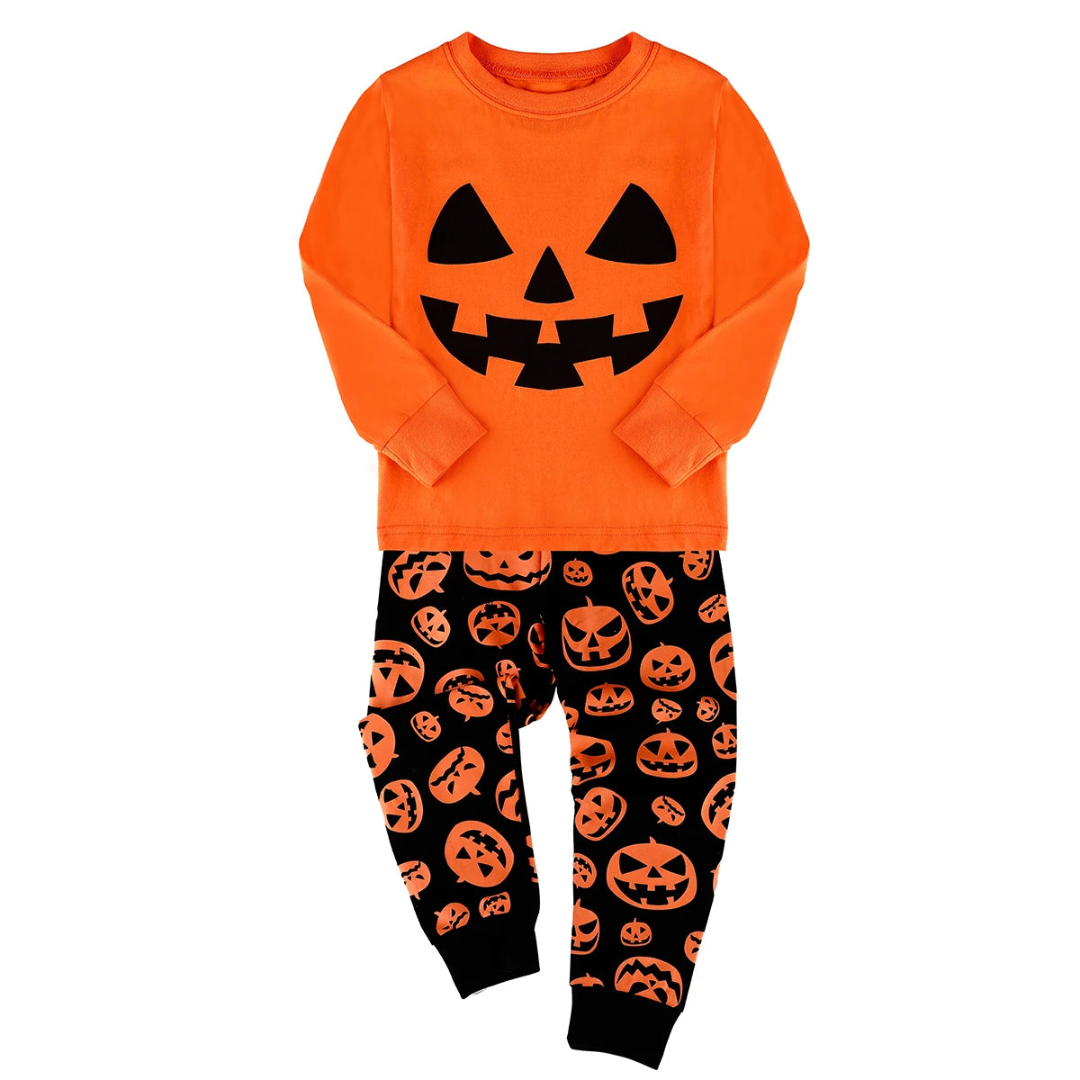 Halloween Pajamas for Kids Boys Pyjamas Set Children Girl Pumpkin Skeleton Carnival Nightwear Infant Cartoon Cute Clothing Pjs