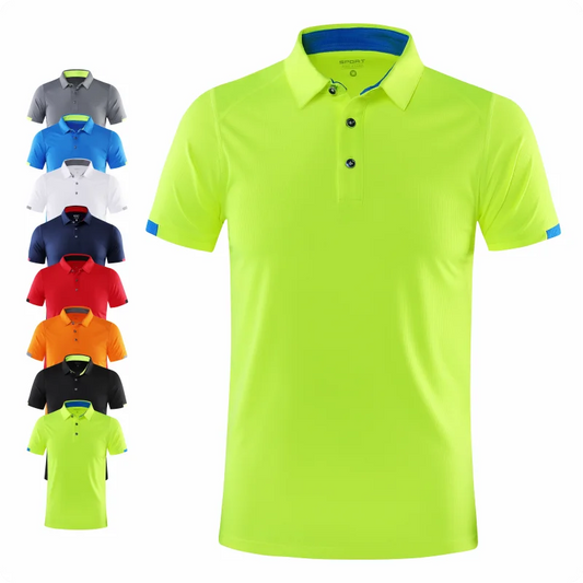 Casual Sports Quick-drying Lapel Short-sleeved POLO Shirt Cycling Suit Fitness Suit For Men