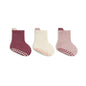 3 Pairs Kids Cotton Socks Boys and Girls Cute Comfy Breathable Baby Non-slip Floor Socks