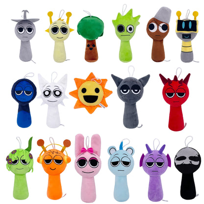 Sprunki Plush Toys Sprunki Incredibox Plush Doll Sprunki Game Cartoon Pillow Kids Birthday Gifts Stuffed Dolls Christmas Gift