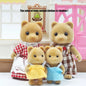 Rabbit Doll 1/12 Micro Dollhouse Reindeer Sheep Elephant Squirrel Family Kitchen Toy Miniature Furniture Set Girl Toy Gift