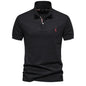 AIOPESON Brand Men's Polo Shirts Cotton Polo Shirts for Men Short Sleeve High Quantity Solid Polo Men New Summer Clothing