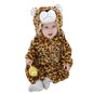 MICHLEY Winter Baby Rompers Hooded Flannel Cosplay Toddler Infant Clothes Overall Bodysuits Jumpsuit Costume For Kids Girl Boy