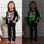 Halloween Pajamas for Kids Boys Pyjamas Set Children Girl Pumpkin Skeleton Carnival Nightwear Infant Cartoon Cute Clothing Pjs