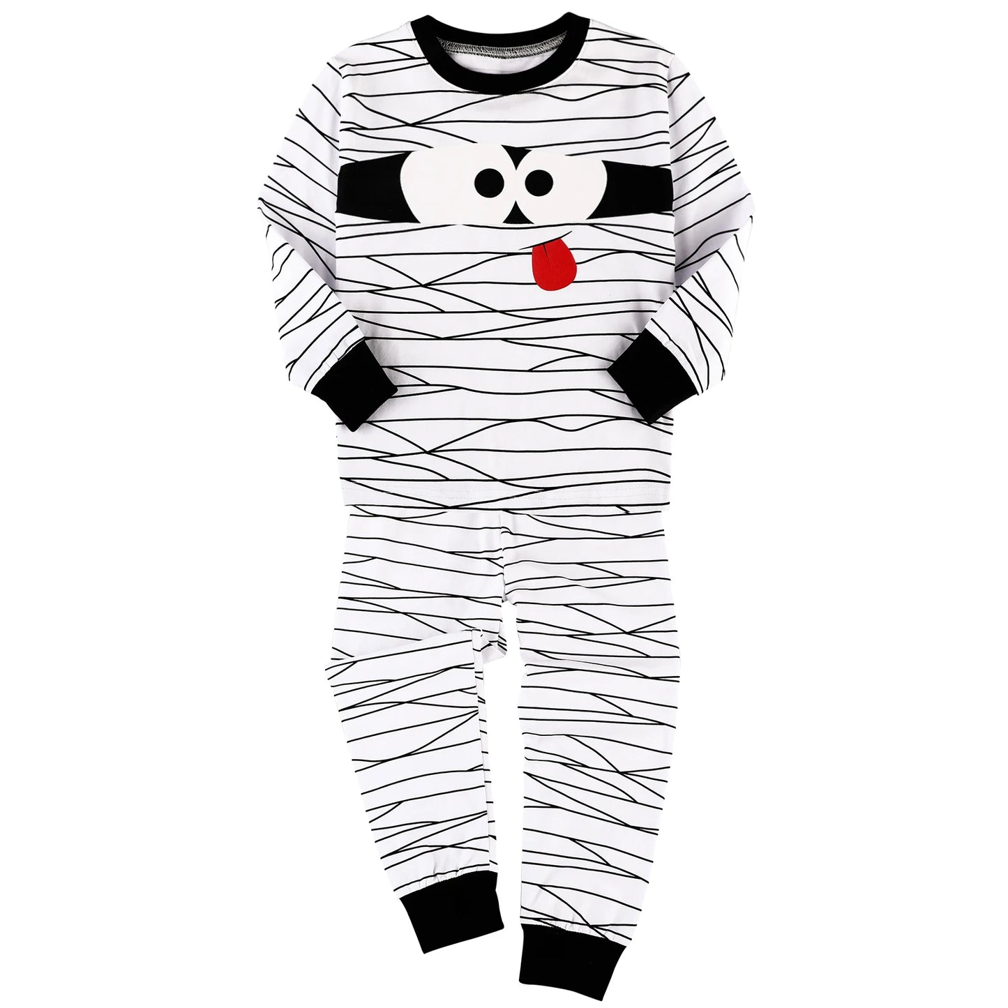 Halloween Pajamas for Kids Boys Pyjamas Set Children Girl Pumpkin Skeleton Carnival Nightwear Infant Cartoon Cute Clothing Pjs