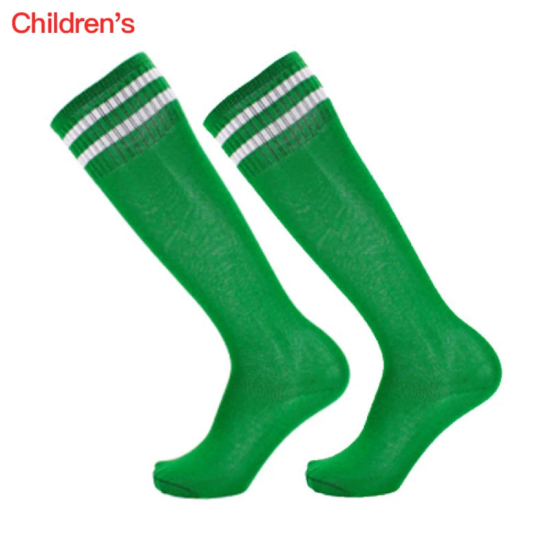 1 Pair Football Sports Socks Long  Knee Cotton Spandex Kids   Legging Stockings Soccer Baseball Ankle Adults Children Socks