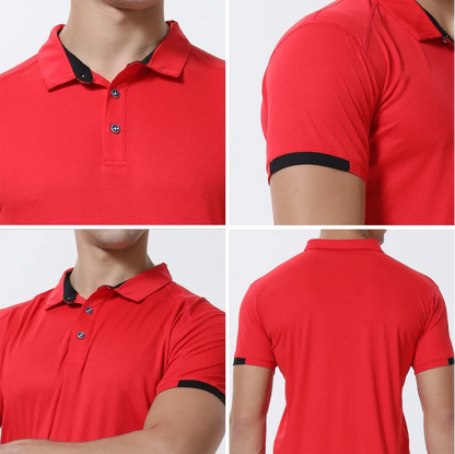 Casual Sports Quick-drying Lapel Short-sleeved POLO Shirt Cycling Suit Fitness Suit For Men