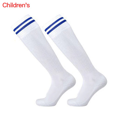 1 Pair Football Sports Socks Long  Knee Cotton Spandex Kids   Legging Stockings Soccer Baseball Ankle Adults Children Socks