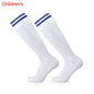 1 Pair Football Sports Socks Long  Knee Cotton Spandex Kids   Legging Stockings Soccer Baseball Ankle Adults Children Socks