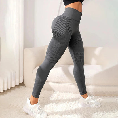 Women Fitness Leggings High Waist Seamless Leggings Sportswear Breathable Feamle Workout Legging